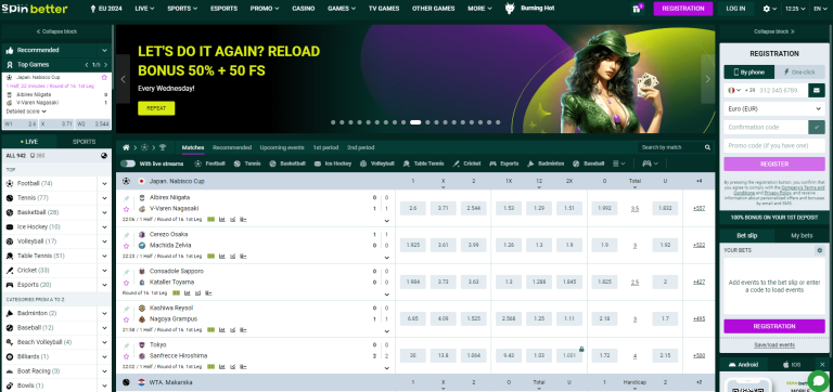 Spinbetter Casino Online Gambling Site - spin-better.casino